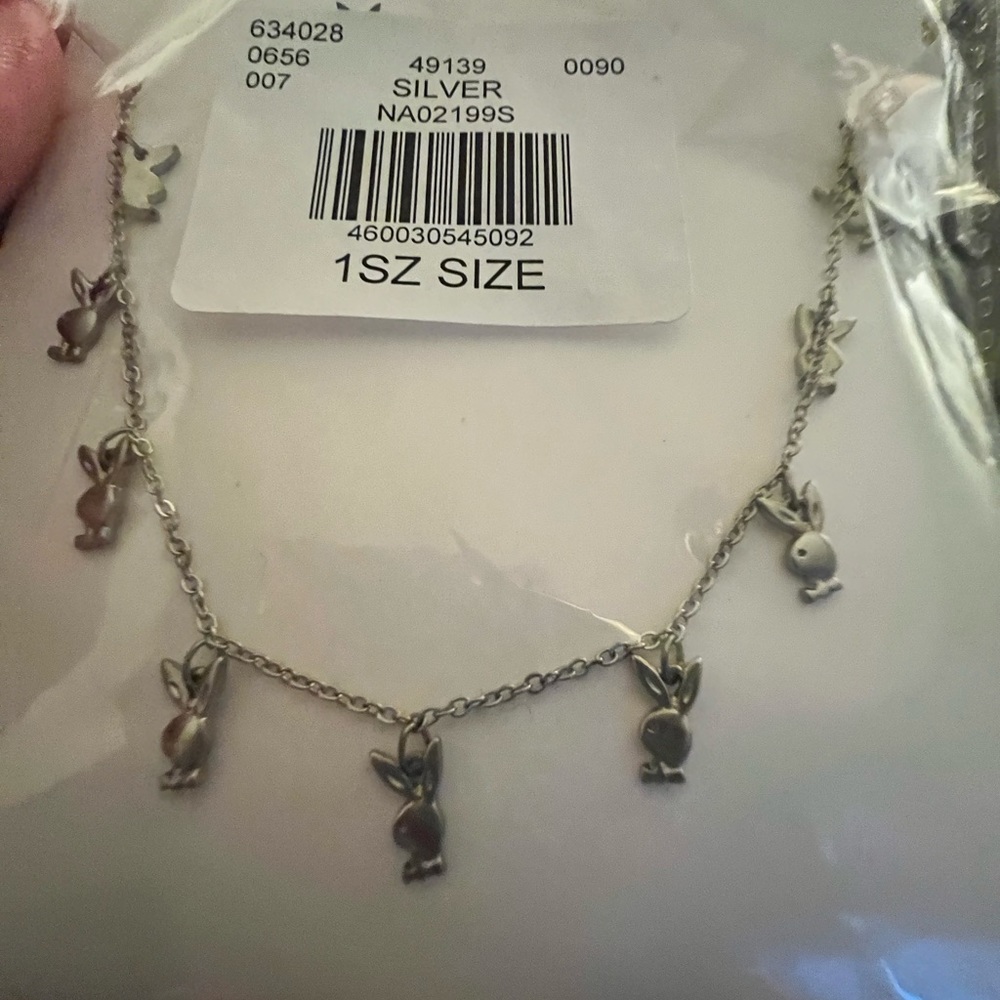 Brand new playboy bunny necklace